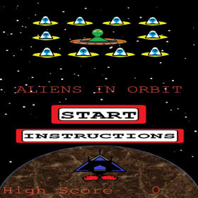 couverture jeu vidéo Aliens in Orbit Shooter