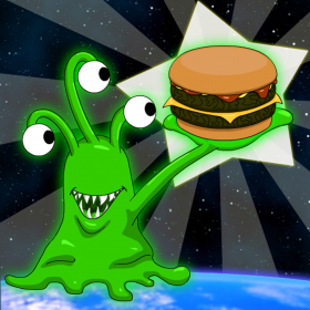 couverture jeu vidéo Aliens Need Burgers