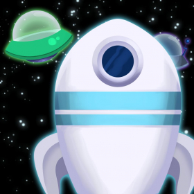 couverture jeu vidéo Aliens Vs Humans - Missile Rocket Shooter Game