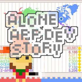couverture jeu vidéo Alone App Dev Story