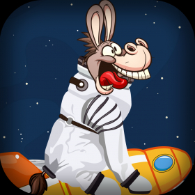 couverture jeu vidéo Amazing Space Donkey - Extreme Galactical Launching Adventure FULL by Happy Elephant