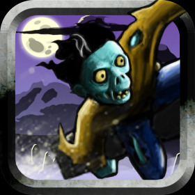 couverture jeu vidéo Amazing Zombie Escape: Snowboarding Adventure Free