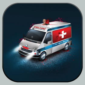 couverture jeu vidéo Ambulance Rescue dédouané - course de voiture rapide d'urgence à l'hôpital