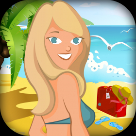 couverture jeu vidéo American Beach Girl Break PRO! - A Hot Summer Style Swimsuit Dress Up Party