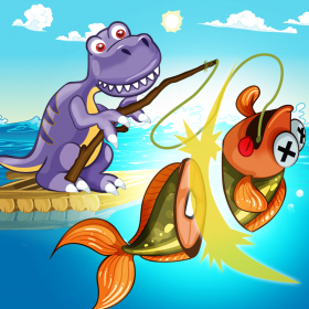 couverture jeu vidéo Ancient Water Dinosaur Ocean Fishing FREE - Deep Sea Prehistoric Little Zoo Hunter