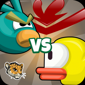couverture jeu vidéo Angries Vs. Flappies - Steampunk Endless Bird Defense