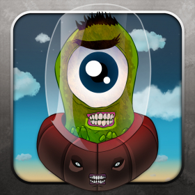 couverture jeu vidéo Angry Aliens - Étrangers en colère, Fun Action Game