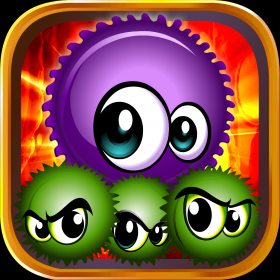 couverture jeu vidéo Angry Balls - Rolling Monster Blasting War