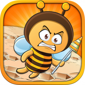 couverture jeu vidéo Angry Bees - le miel d'abeille accro