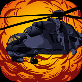 couverture jeu vidéo Angry Combat Helicopter PRO - Mission: Metal Storm grève