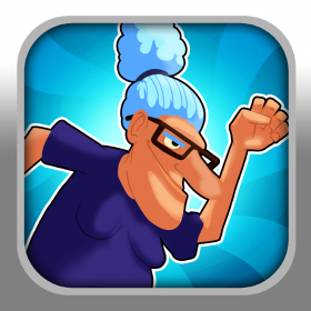 couverture jeu vidéo Angry fauteuil roulant Grand-père Nitro Gangster - Crazy Old Man Bandit Rush Jeu gratuit