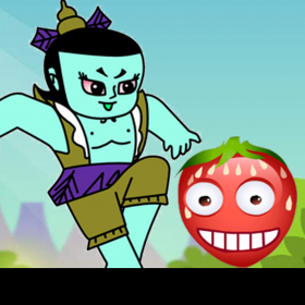 couverture jeu vidéo angry fruits