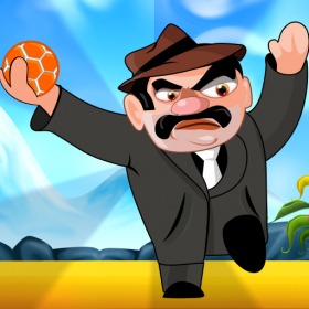 couverture jeu vidéo مصارعة الثيران  Angry Man