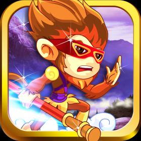 couverture jeu vidéo Angry Ninja Chimp Run - Jungle Adventure
