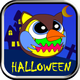 couverture jeu vidéo Angry Owl Halloween