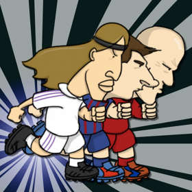 couverture jeu vidéo Angry Ramos & Ronaldo & Messi & Robben