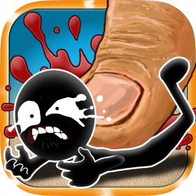 couverture jeu vidéo Angry Stickman Smasher PRO - Full Blood &amp; Guts Smash Version