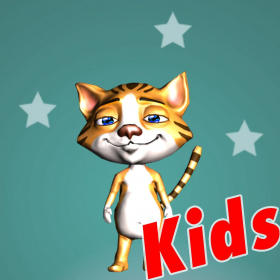 couverture jeu vidéo Animated 3D Cute Ginger Cartoon Cat Sounds for Kids
