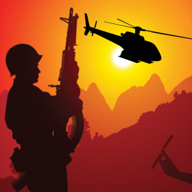 couverture jeu vidéo Apocalypse Helicopter Attack - détruire l'ennemi Village Combat