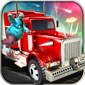 couverture jeu vidéo Apocalyptic SemiTruck Zombie Crusher