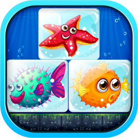 couverture jeu vidéo Apparier l'écrasement du poisson - saga casse-tête sous l'eau gratuit