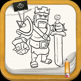 couverture jeu vidéo Apprendre à dessiner: Clash of Clan édition