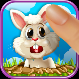 couverture jeu vidéo Appuyez sur le bébé lapin