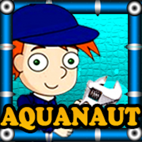 couverture jeu vidéo Aquanaut ( amusement casse-tête jeux )