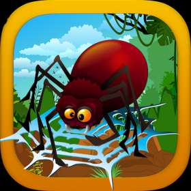 couverture jeu vidéo Araignée Leap Aventure - Fun et mignon Stratégie environnementale de jeu gratuit HD Edition