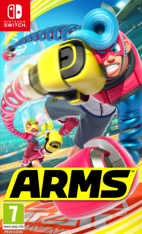 couverture jeu vidéo ARMS