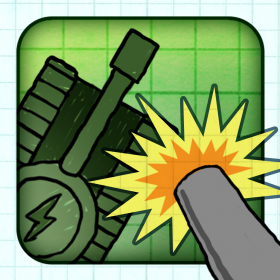 couverture jeu vidéo Army Tank Doodle War - A Super Fun Defense Cartoon Battle Free Game