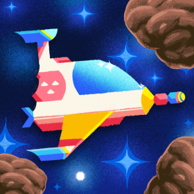 couverture jeu vidéo Asteroid Crusher Saga