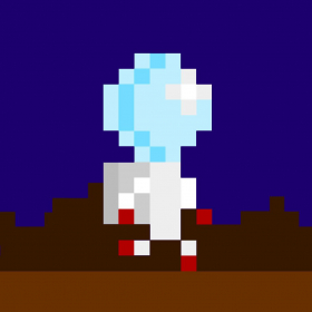 couverture jeu vidéo AstroJump - A Game About Gravity And Asteroids