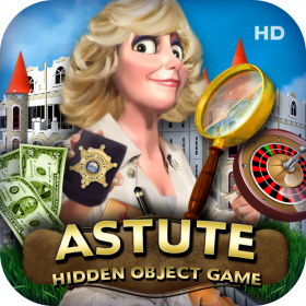 couverture jeu vidéo Astute Detective HD - hidden objects puzzle game