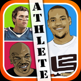 couverture jeux-video Athlete Pop Quiz Trivia - a game to guess what's real hero player in football, basketball, and more sports