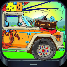 couverture jeu vidéo Aventure gemmes de camion