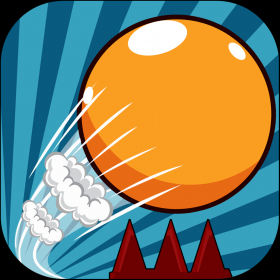 couverture jeu vidéo Aventures sautant Super Balle Skee PRO- Survie Manie éviter les pics rouges