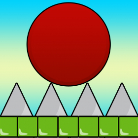 couverture jeu vidéo Avoid The Spikes In This Red Bally Bouncing Ball World
