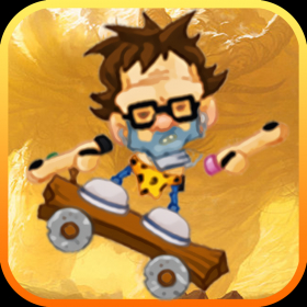 couverture jeu vidéo Awesome Crazy Skater No Man Land Adventure HD Edition: Pixel Monsters Escape
