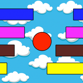 couverture jeu vidéo Awesome Red Bally Ball Dash Up - Swipe the dodgeball (Pro)