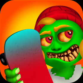 couverture jeu vidéo Awesome Zombies Halloween - Darkside Skateboarding 8 Free
