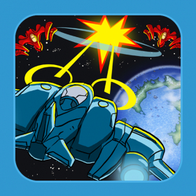 couverture jeu vidéo b2b PR Space Shooter
