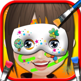 couverture jeu vidéo Baby face art salon - Free game for girls kids face decor, painting, fashion & tattoos