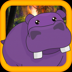 couverture jeu vidéo Baby Hippo Cute Zoo Escape - Animal Running game for boys and Girls