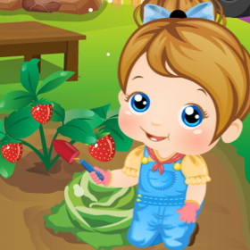 couverture jeu vidéo Baby In Garden - Plant & Fruit & Vegetables