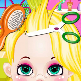 couverture jeu vidéo Baby Princess Hair Office, Bath , Dress up