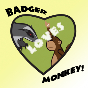 couverture jeu vidéo Badger Loves Monkey