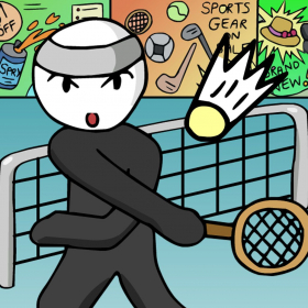 couverture jeux-video Badminton - Stickman Edition
