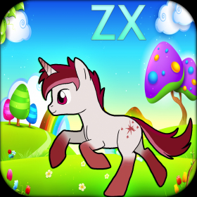 couverture jeu vidéo Balançoire du mignon poney affamé ZX - Défi extrême pour nourrir des animaux