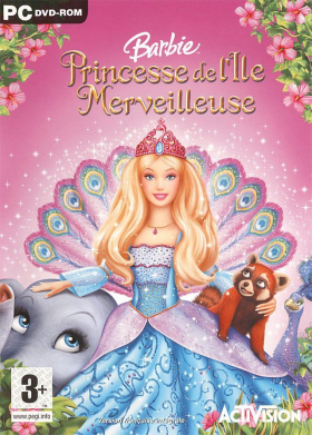couverture jeu vidéo Barbie, princesse de l&#039;île merveilleuse